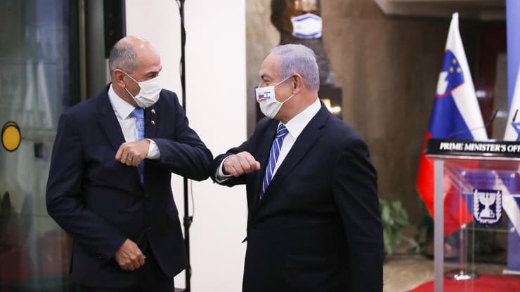 רה"מ נתניהו בפגישה עם רה"מ סלובניה יאנז יאנשה
