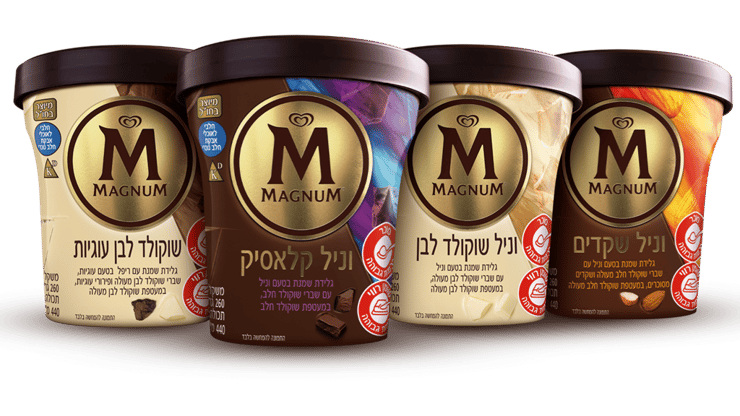 גלידת מגנום. שינויים בתוך החברה (צילום: סטודיו 0304) סדרת הפיינטים של מגנום