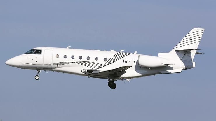 מטוס פרטי (צילום: Shutterstock) גאלפסטרים G200