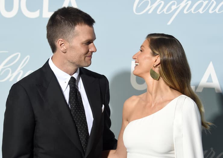 בריידי וג'יזל (צילום: Gettyimages) טום בריידי ג'יזל בונדשן
