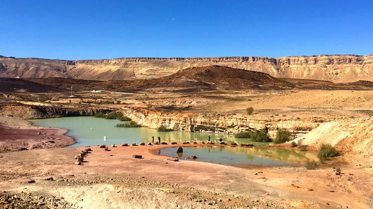 אתר "אבן, רוח ומים" במצפה רמון (צילום: גלעד כרמלי) אתר אבן רוח מים