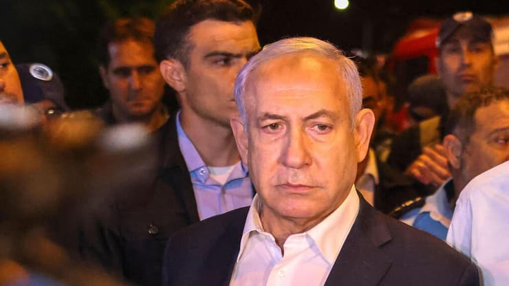 נתניהו בלוד במאי 2021 (צילום: AFP) נתניהו בלוד במאי 2021