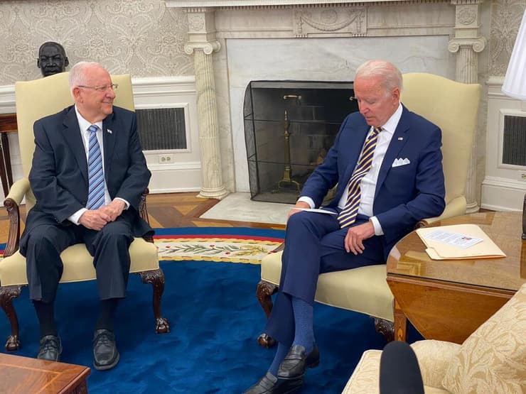 ריבלין וביידן ראובן ריבלין ודובי איכנולד