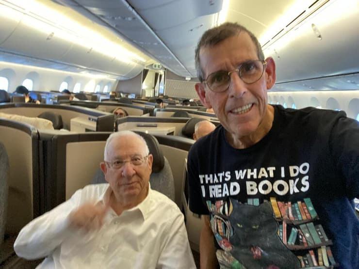 ראובן ריבלין ודובי איכנולד ראובן ריבלין ודובי איכנולד