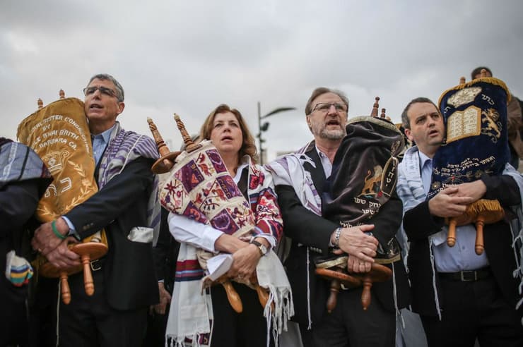 משמאל: הרב ריק ג'ייקובס, ארכיון. "זקוקים למדיניות שמכבדת את ההתחייבות שישראל תהיה בית לכל יהודי" (צילום: דוברות התנועה הרפורמית בישראל) נשיא התנועה הרפורמית וריבלין