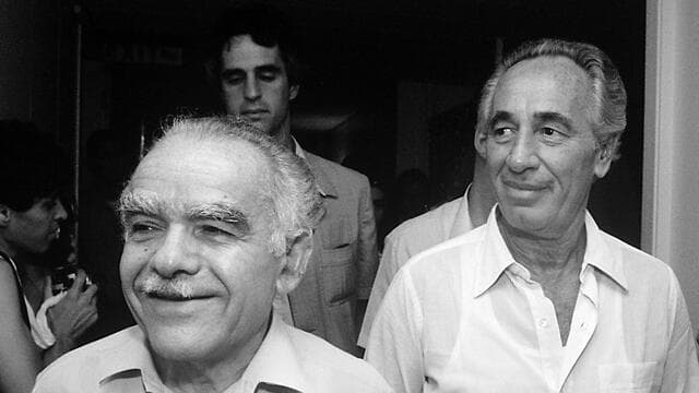 הם פחדו. שמעון פרס ויצחק שמיר