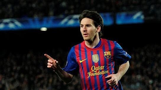 השיא של מסי במשחק אחד היה חמישייה מול באייר לברקוזן ב-2012