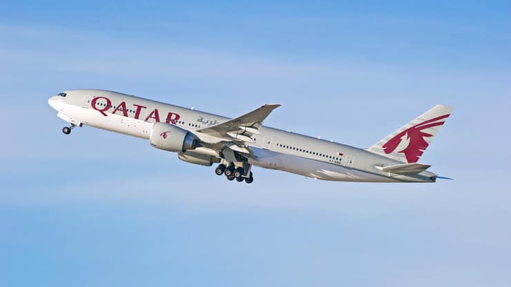 קטאר איירווייז - מקום ראשון במזרח התיכון (צילום: shutterstock) מטוס בואינג 777 של קטאר איירווייז