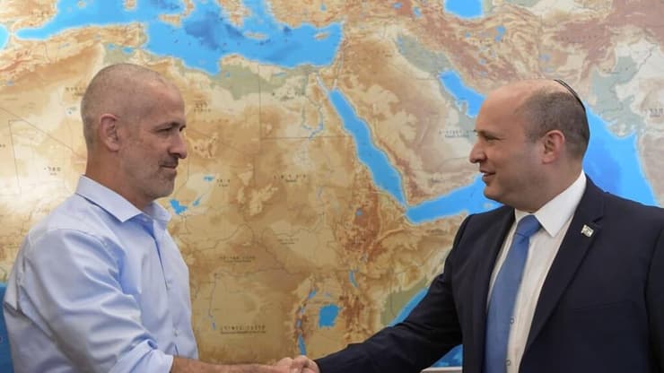 נפתלי בנט עם ראש השב"כ החדש רונן בר