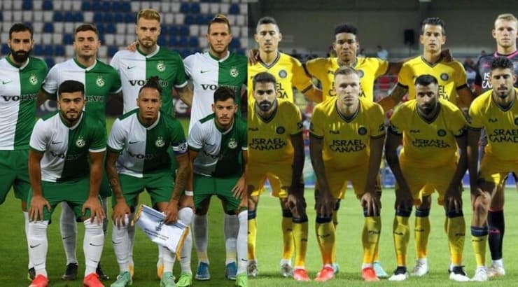 שחקני מכבי ת"א ומכבי חיפה