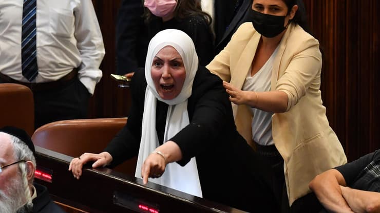 ח"כ אימאן חטיב-יאסין, במקום החמישי ברע"מ (צילום: יואב דודקביץ') ההצבעה על הקמת בית החולים בסכנין