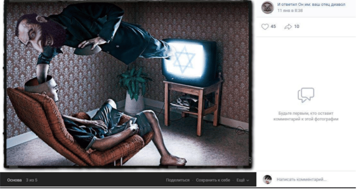 נטען שהיהודים שולטים בכלי התקשורת ומשתמשים בהם כדי לשלוט על העולם