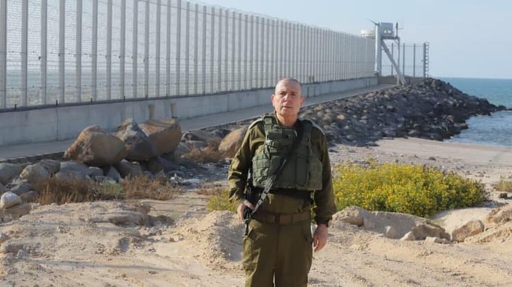 מכשול הפלדה שהוקם בגבול רצועת עזה