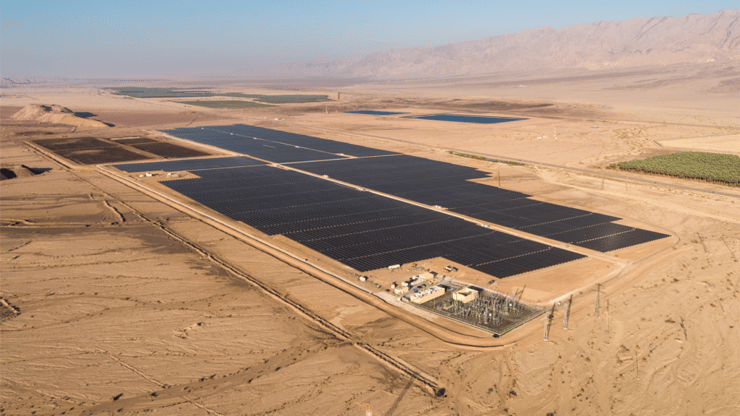 שדה סולארי של חברת EDF Renewables Israel בתמנע