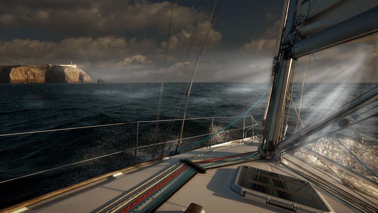 אילוסטרציה (צילום: shutterstock) אילוס אילוסטרציה יאכטה ב סערה סופה