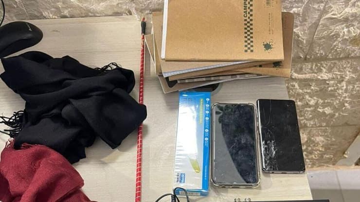 הציוד שנתפס