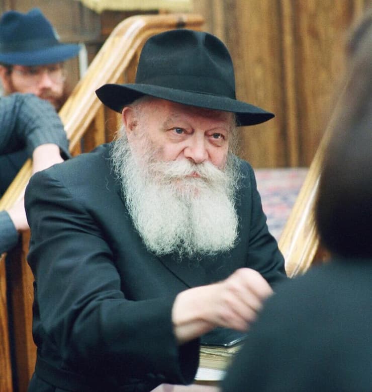 הרבי מלובביץ'. "עודד עמידה ביטחונית תקיפה, המבוססת על הרתעה והתקפה" (צילום: ישראל-זאב גולדשמיד) הרבי מלובביץ'