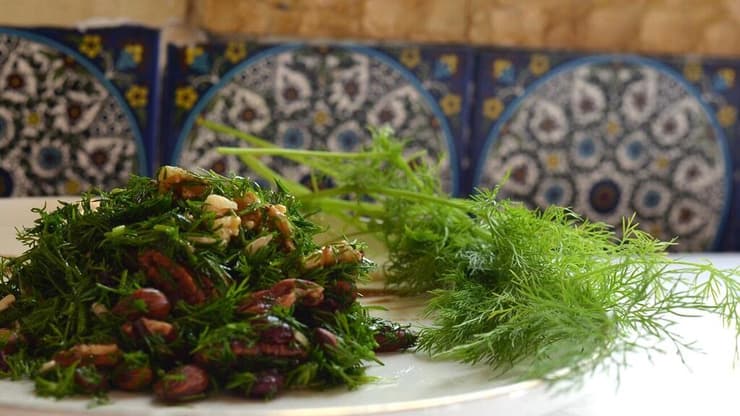 ירוקים קסומים. סלט שומר בר (צילום: באדיבות טל- פז תקשורת) סלט שומר בר