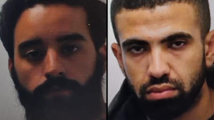 סיממו ושדדו עשרות גברים. שאכר אללה אבו שהים ואביתר בן אבי (צילום: דוברות המשטרה) שאכר אללה אבו שהים ואביתר בן אבי