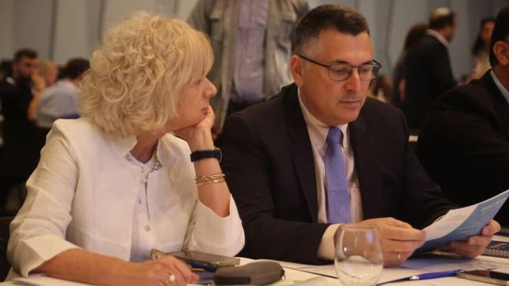 גדעון סער, גלי בהרב מיארה ועמית איסמן בכנס של משרד המשפטים