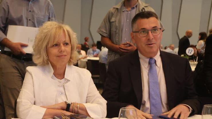 גלי בהרב-מיארה עם שר המשפטים גדעון סער ופרקליט המדינה עמית איסמן