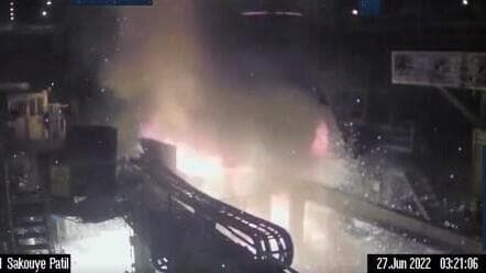  תיעוד שפרסמו האקרים ובו נראה לכאורה הנזק מ מתקפת סייבר נגד מפעל פלדה חוזסטאן ב איראן