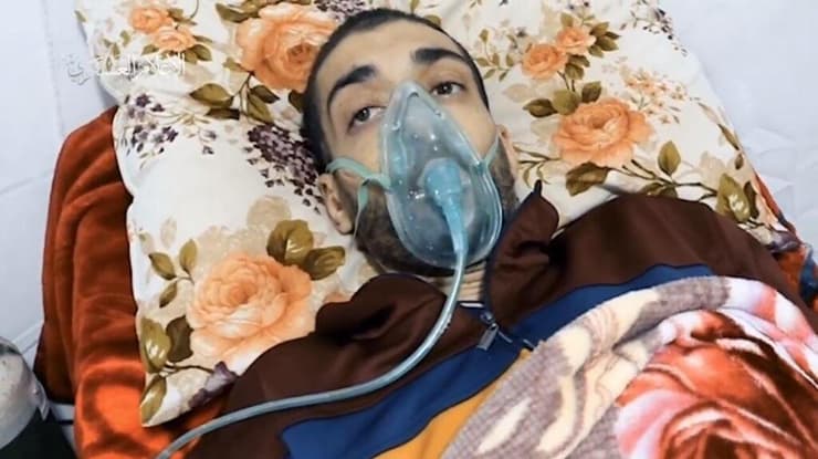 תיעוד של הישאם א-סייד בשבי, שהתקבל ביוני 2022 תיעוד: השבוי הישראלי בידי חמאס