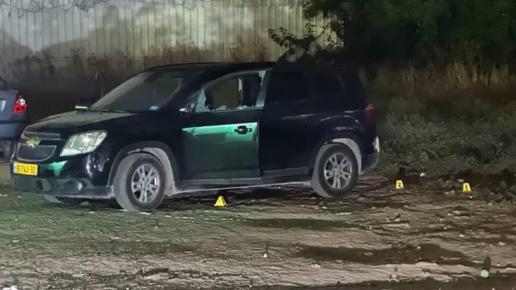 זירת הרצח של נהאד אל-חנוני בלוד