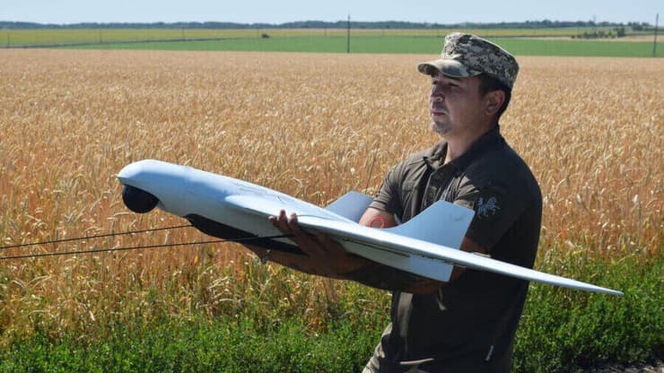 רחפן כטב"ם טכב"מ מדגם פוריה אוקראיני תמונת ארכיון 