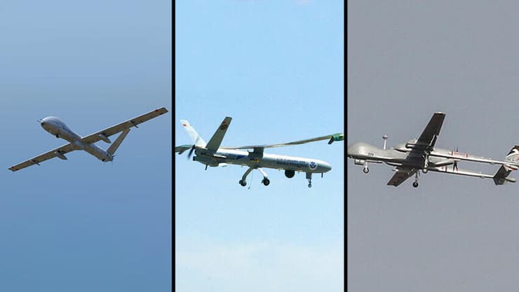 הכטמ"מים של צה"ל: הרמס 450 (זיק), הרמס 900 (כוכב) והרון TP (איתן)  