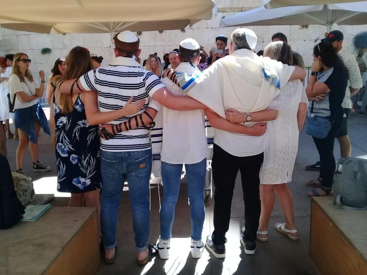 "עזרת ישראל" בכותל, ארכיון. יהודי התפוצות אינם פנקס צ'קים מהלך (צילום: דוברות התנועה המסורתית) עזרת ישראל