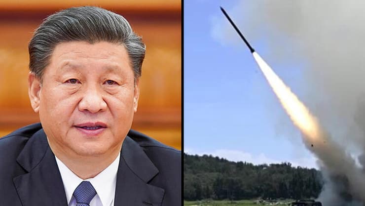 נשיא סין שי ג'ינפינג ירי תרגיל טייוואן