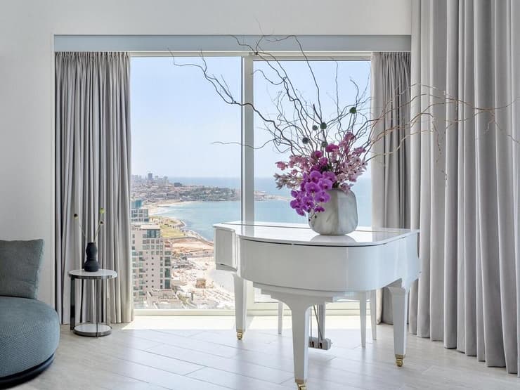 הסוויטה בקמפינסקי תל אביב (צילום: סיוון אסקיו) מלון קמפינסקי, תל אביב