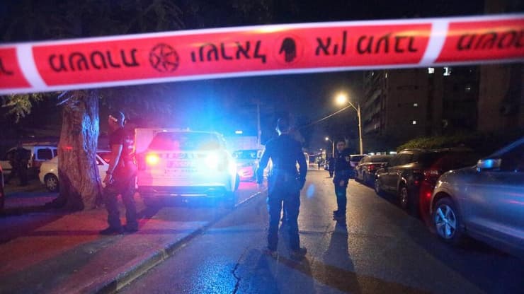 צילום: שאול גולן זירת הירי בלוד