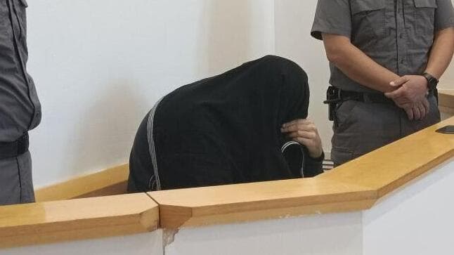 מיכאילוב בבית המשפט בהקראת גזר הדין. "מעשים התורמים לזיהום המרחב הווירטואלי והפיכתו ללא בטוח" (צילום: בראל אפרים ) גזר דין לעידן מיכאילוב