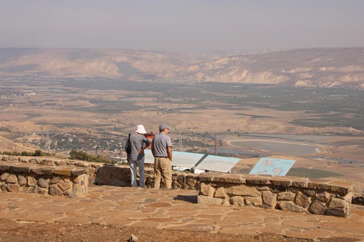 הנוף מהגן הלאומי כוכב הירדן