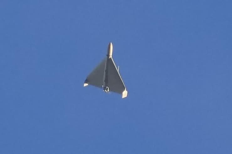 כטב"ם שאהד 13. פותח באיראן - ורוסיה שדרגה אותו (צילום: AP) המל"ט שאהד 136, שפיתחה איראן