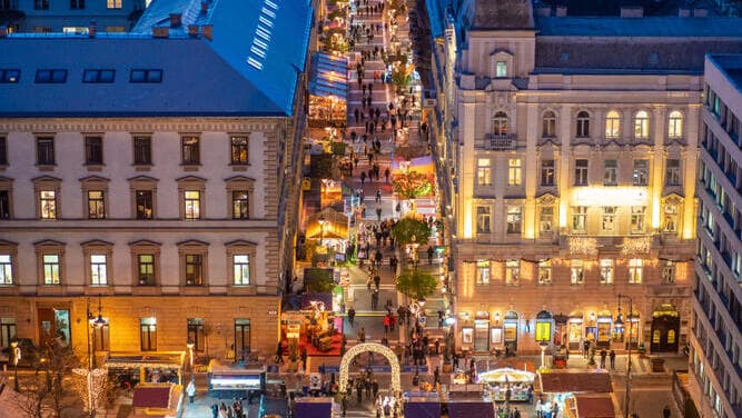 שוק חג המולד בבודפשט