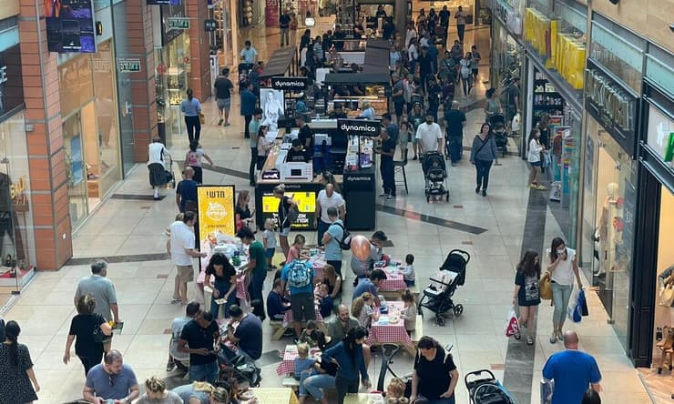 קניון שבעת הכוכבים ביום הבחירות 2022 (צילום: יחצ) קניון שבעת הכוכבים יום הבחירות