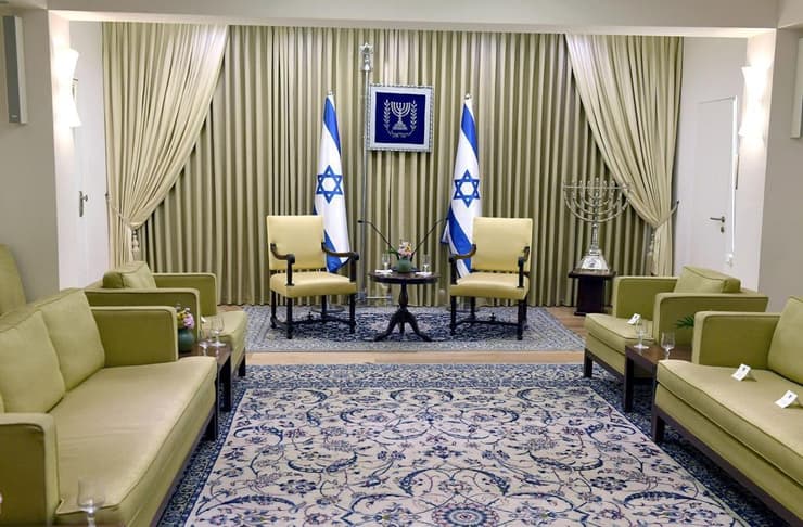 מתיחת פנים נשיאותית: טרקלין בית הנשיא עבר שיפוץ יסודי וייחנך עם תחילת ההתייעצויות להרכבת הממשלה