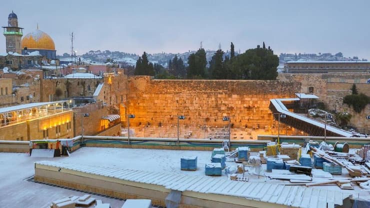 היערכות עיריית ירושלים למזג האוויר