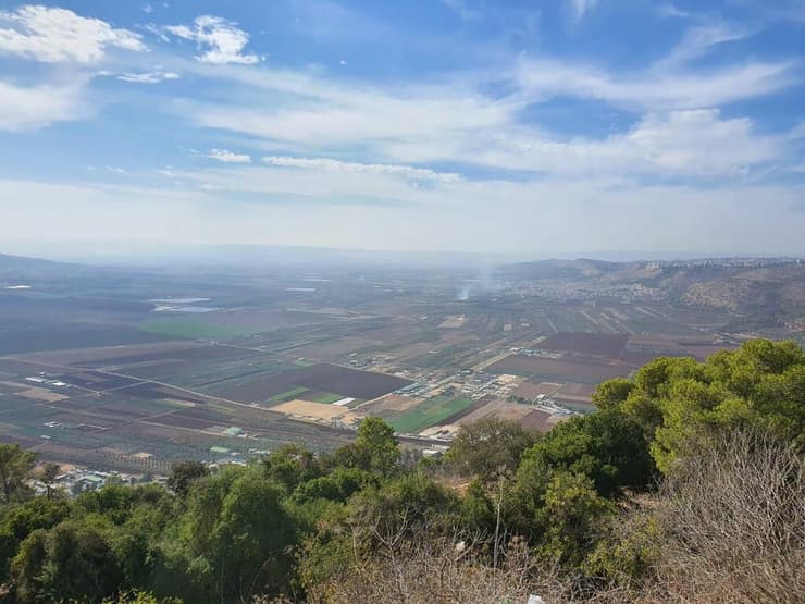 הנוף מפסגת הר תבור