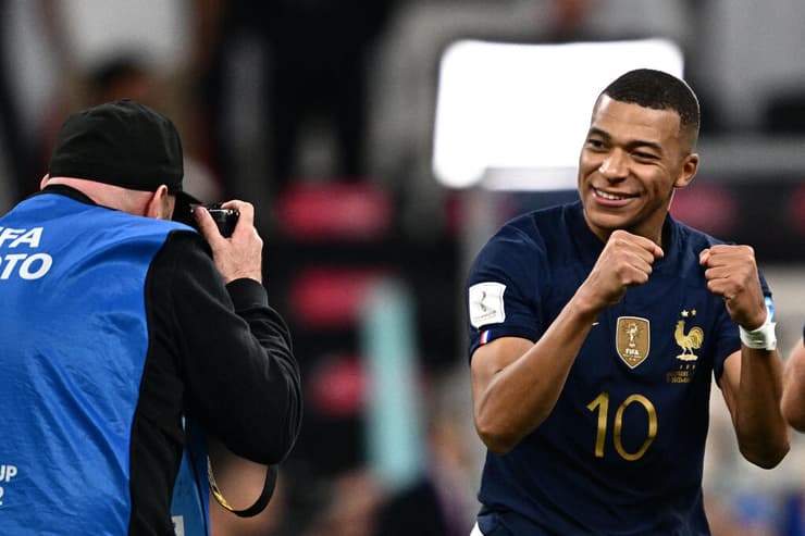 ברוך השב. אמבאפה (צילום: AFP) קיליאן אמבאפה שחקן נבחרת צרפת