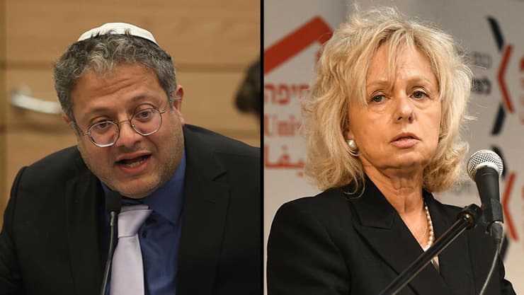 מיארה: "לא היה ולא נברא". בן גביר: "בואי למכונת אמת" ( צילום: נחום סגל, אלכס קולומויסקי) מיארה: "לא היה ולא נברא". בן גביר: "בואי למכונת אמת"