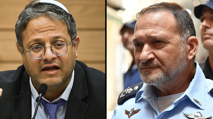 בן גביר מזהיר מ"שומר החומות 2". האם המשטרה ערוכה? (צילום: יואב דודקביץ') מפכ"ל המשטרה יעקב שבתאי בזירת הפיגוע בעיר העתיקה