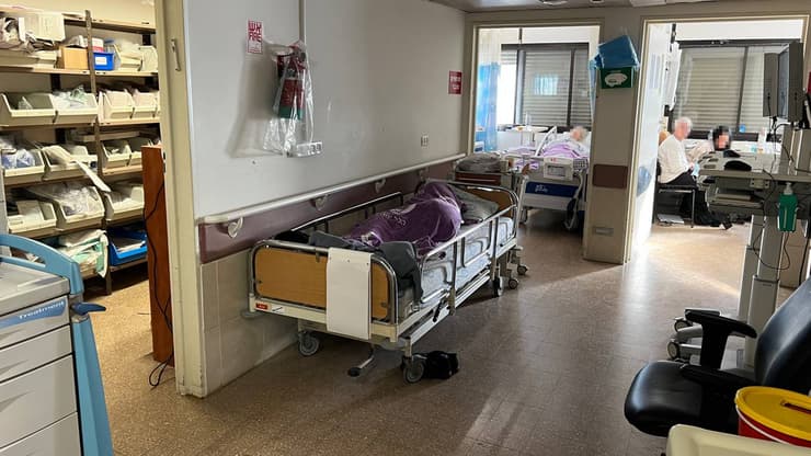 עומסים בבית חולים הלל יפה