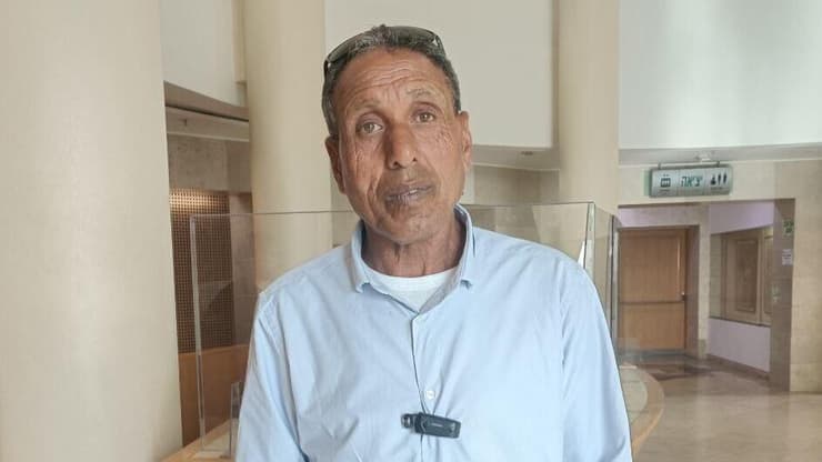 "תעודת עניות למדינה". סאלם אבו ענאם (צילום: בראל אפרים) סאלם אבו ענאם בגזר הדין