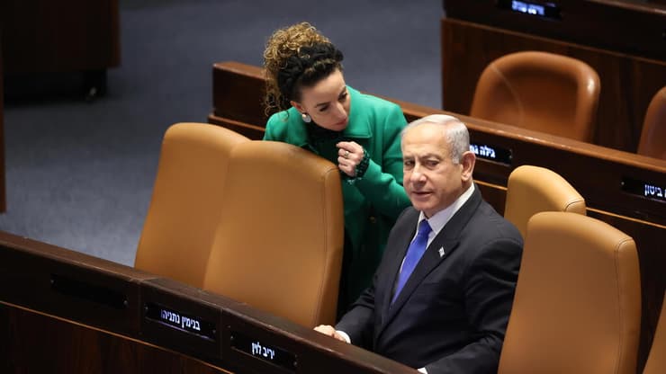 לא זכתה לתמיכה מנתניהו (צילום: עמית שאבי) נתניהו ועידית סילמן במליאת הכנסת
