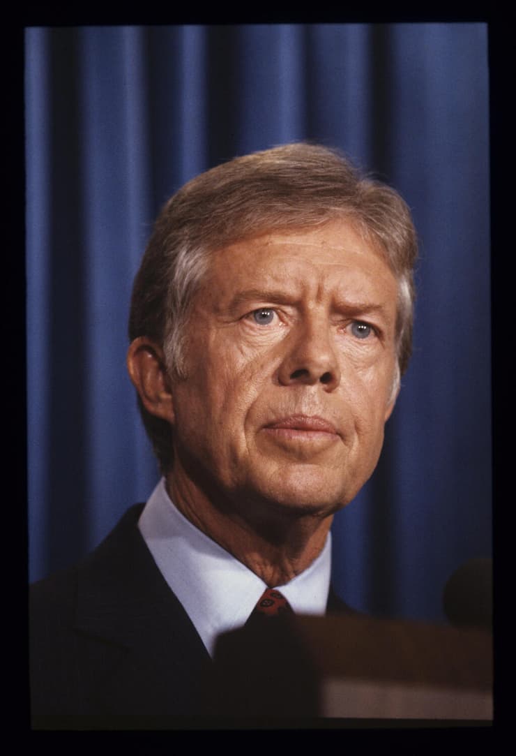 נשיא ארה"ב לשעבר ג'ימי קרטר (צילום: דוד רובינגר ) נשיא ארה"ב לשעבר ג'ימי קרטר 1979