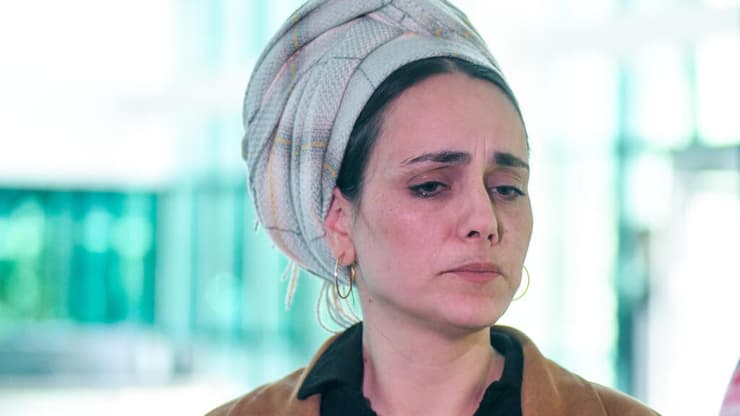 השוותה בין הרג הפלסטיני לחיסול המחבל בתל אביב. ח"כ סון הר-מלך (צילום: רפי קוץ) ח"כ לימור סון הר מלך בהגיעה למח"ש